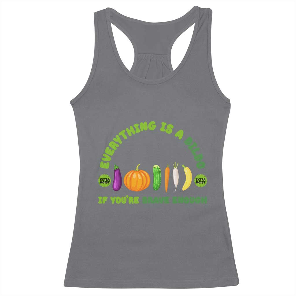Funny Embarrassing Racerback Tank Top Naughty Inappropriate Gifts Dirty Adult Humor TS10 Charcoal Print Your Wear