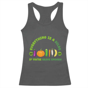 Funny Embarrassing Racerback Tank Top Naughty Inappropriate Gifts Dirty Adult Humor TS10 Dark Heather Print Your Wear