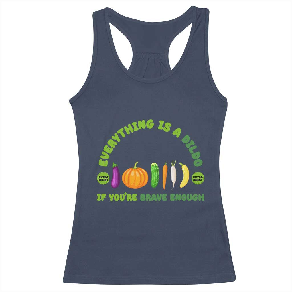 Funny Embarrassing Racerback Tank Top Naughty Inappropriate Gifts Dirty Adult Humor TS10 Navy Print Your Wear