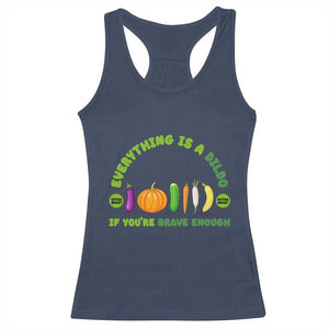 Funny Embarrassing Racerback Tank Top Naughty Inappropriate Gifts Dirty Adult Humor TS10 Navy Print Your Wear