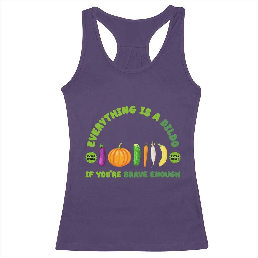 Funny Embarrassing Racerback Tank Top Naughty Inappropriate Gifts Dirty Adult Humor TS10 Purple Print Your Wear