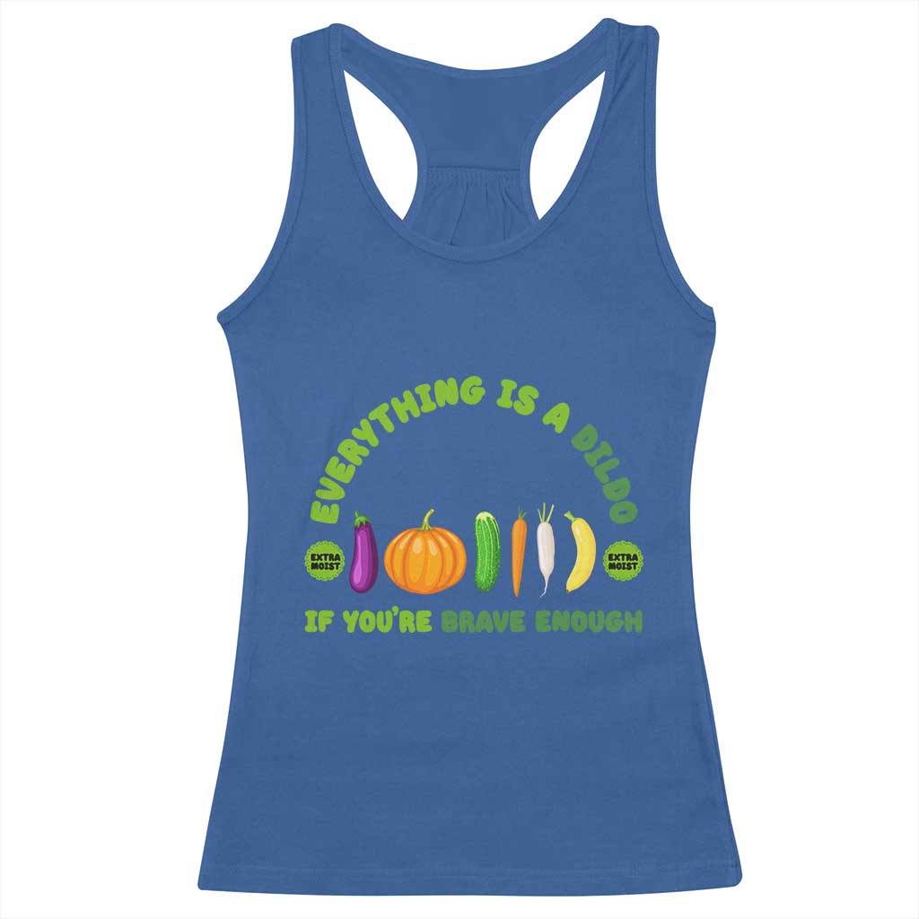 Funny Embarrassing Racerback Tank Top Naughty Inappropriate Gifts Dirty Adult Humor TS10 Royal Blue Print Your Wear