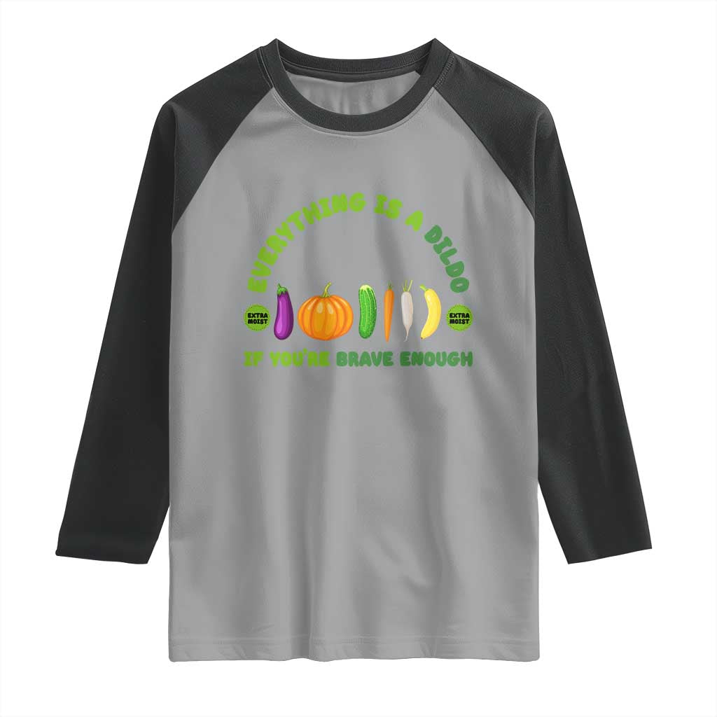 Funny Embarrassing Raglan Shirt Naughty Inappropriate Gifts Dirty Adult Humor TS10 Sport Gray Black Print Your Wear