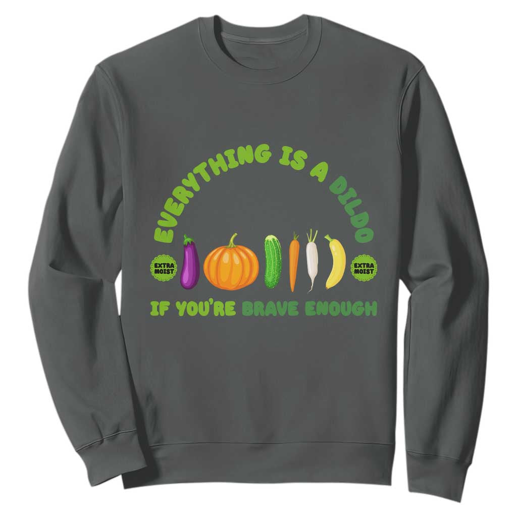 Funny Embarrassing Sweatshirt Naughty Inappropriate Gifts Dirty Adult Humor TS10 Dark Heather Print Your Wear