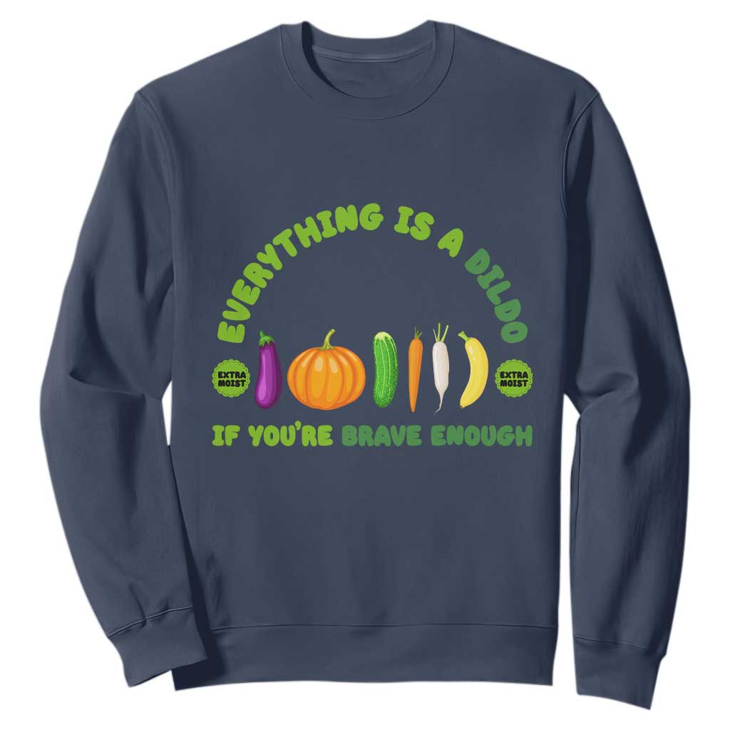 Funny Embarrassing Sweatshirt Naughty Inappropriate Gifts Dirty Adult Humor TS10 Navy Print Your Wear