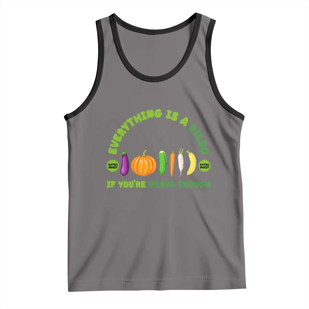 Funny Embarrassing Tank Top Naughty Inappropriate Gifts Dirty Adult Humor TS10 Deep Heather Black Print Your Wear