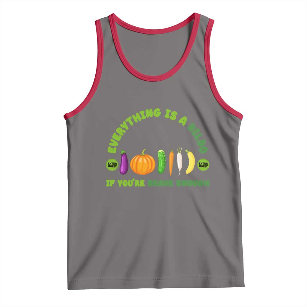 Funny Embarrassing Tank Top Naughty Inappropriate Gifts Dirty Adult Humor TS10 Deep Heather Red Print Your Wear