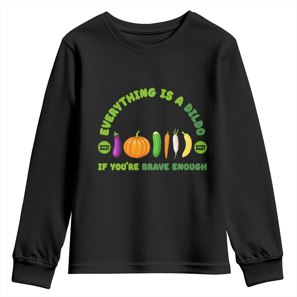 Funny Embarrassing Youth Sweatshirt Naughty Inappropriate Gifts Dirty Adult Humor TS10 Black Print Your Wear