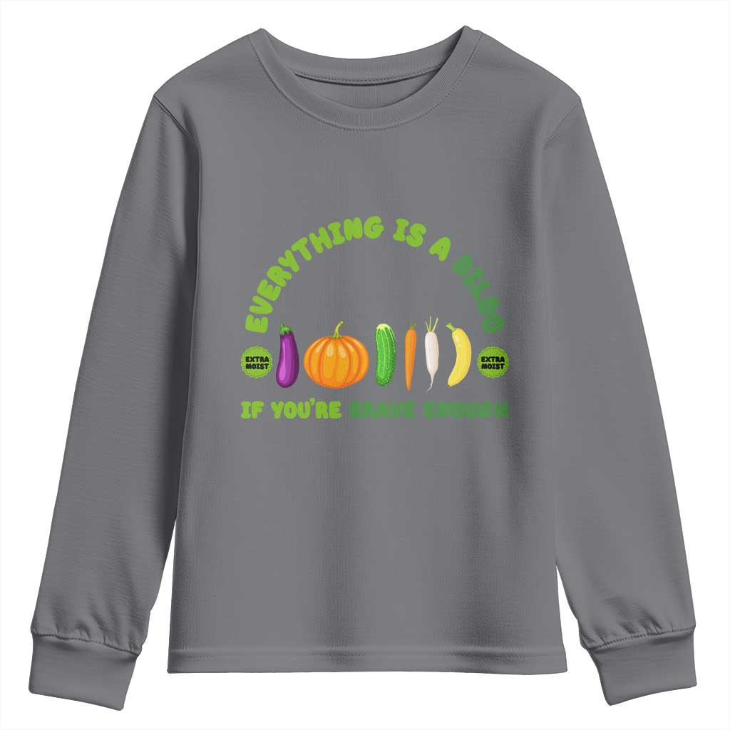 Funny Embarrassing Youth Sweatshirt Naughty Inappropriate Gifts Dirty Adult Humor TS10 Charcoal Print Your Wear