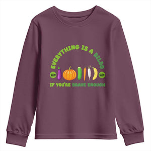 Funny Embarrassing Youth Sweatshirt Naughty Inappropriate Gifts Dirty Adult Humor TS10 Maroon Print Your Wear