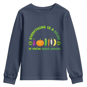 Funny Embarrassing Youth Sweatshirt Naughty Inappropriate Gifts Dirty Adult Humor TS10 Navy Print Your Wear