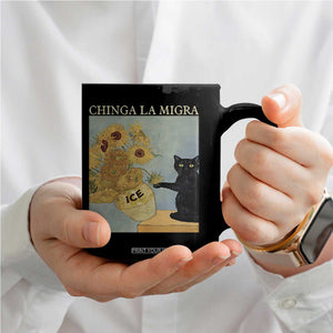 Chinga la Migra Coffee Mug Subtle FDT Black Cat Meme Van Gogh Art TS10 Print Your Wear