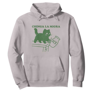 Chinga la Migra Hoodie Funny Subtle FDT Cat Meme TS10 Ice Gray Print Your Wear