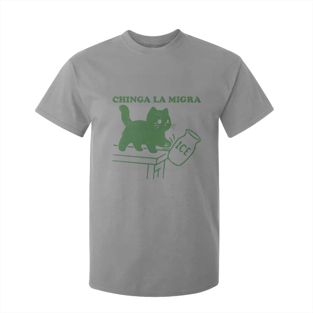 Chinga la Migra T Shirt For Kid Funny Subtle FDT Cat Meme TS10 Sport Gray Print Your Wear