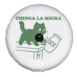 Chinga la Migra Spare Tire Cover Funny Subtle FDT Cat Meme TS10 Print Your Wear