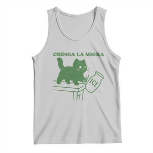 Chinga la Migra Tank Top Funny Subtle FDT Cat Meme TS10 Ash Print Your Wear