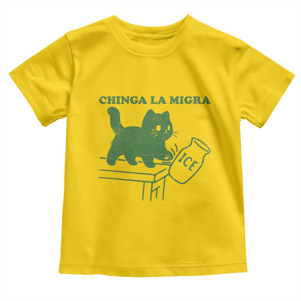 Chinga la Migra Toddler T Shirt Funny Subtle FDT Cat Meme TS10 Daisy Print Your Wear