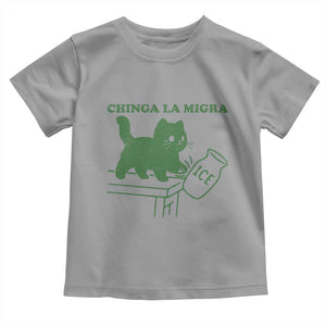 Chinga la Migra Toddler T Shirt Funny Subtle FDT Cat Meme TS10 Sport Gray Print Your Wear