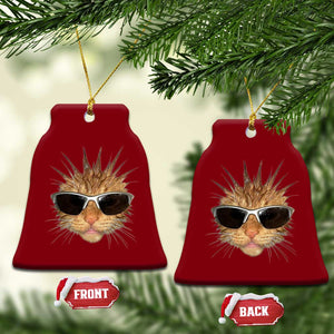 Funny Y2k Retro Cat Meme Ceramic Ornament Vintage Cat Edgy Retro 90s Streetwear TS10 Print Your Wear