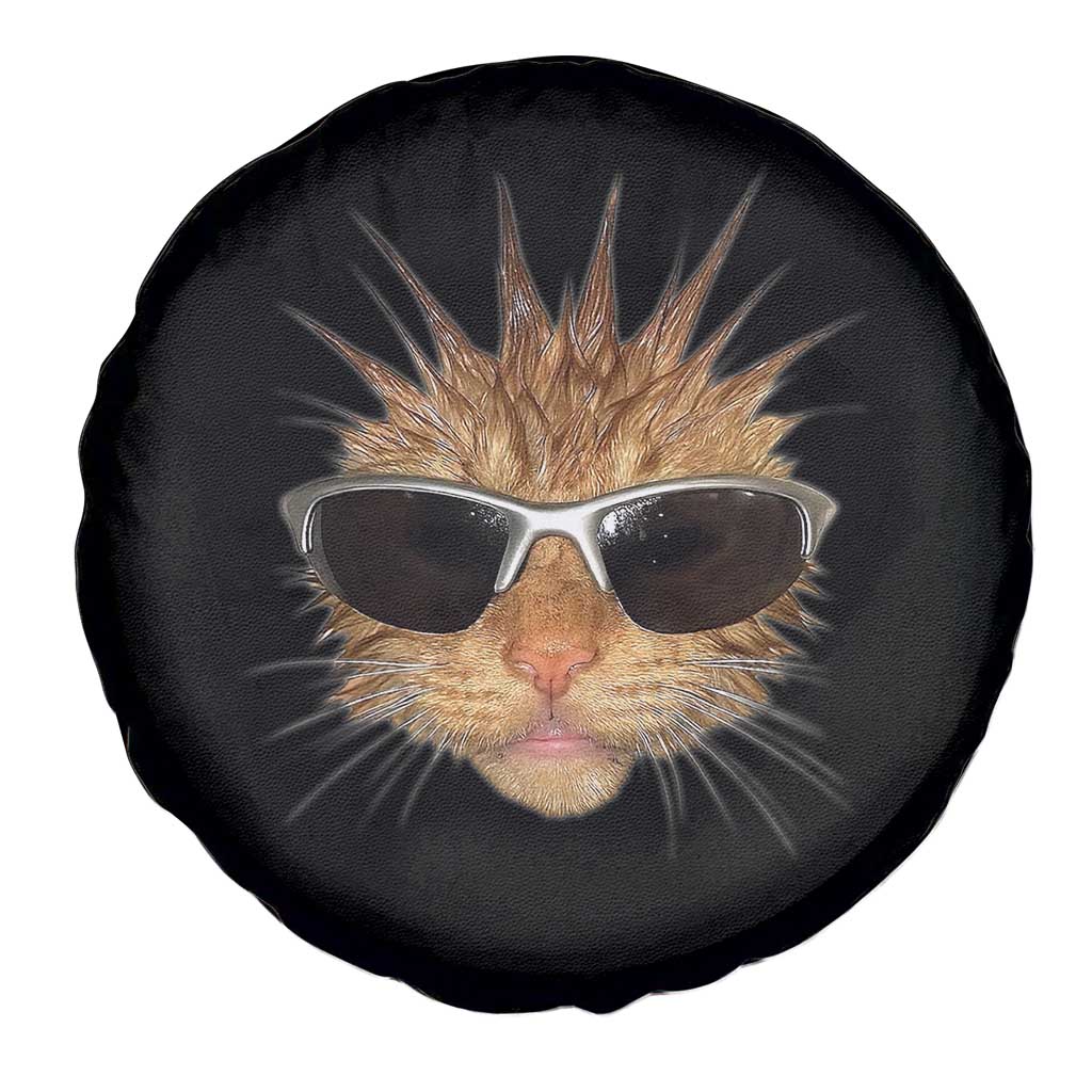 Funny Y2k Retro Cat Meme Spare Tire Cover Vintage Cat Edgy Retro 90s Streetwear TS10 Print Your Wear