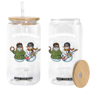 Snowasis Some Might Sleigh Christmas Glass Can Funny Music Lovers Snowman Singers Band TS10 Print Your Wear