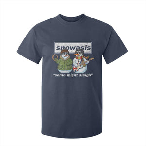 Snowasis Some Might Sleigh Christmas T Shirt For Kid Funny Music Lovers Snowman Singers Band TS10 Navy Print Your Wear