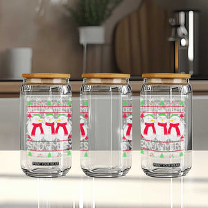 Chillin With My Snowmies Glass Can Funny Snowman Christmas Kids Boys Ugly Xmas TS10 Print Your Wear