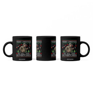 Merry Christmas Sumbitches Coffee Mug Funny Smokey Retro 80s Movie The Bandit Ugly Xmas TS10 Print Your Wear