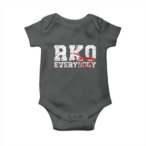 RKO Everybody Blood Baby Onesie - TS10 Dark Heather Print Your Wear