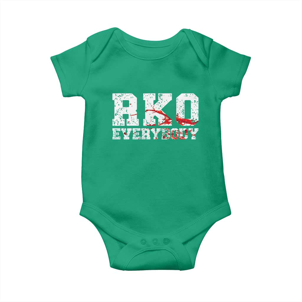 RKO Everybody Blood Baby Onesie - TS10 Irish Green Print Your Wear