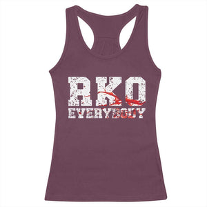 RKO Everybody Blood Racerback Tank Top TS10 Maroon Print Your Wear
