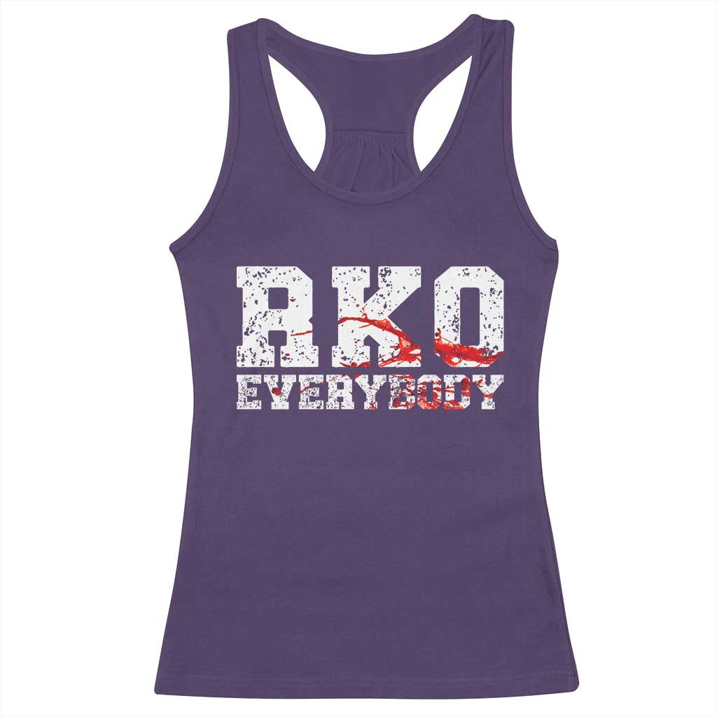 RKO Everybody Blood Racerback Tank Top TS10 Purple Print Your Wear