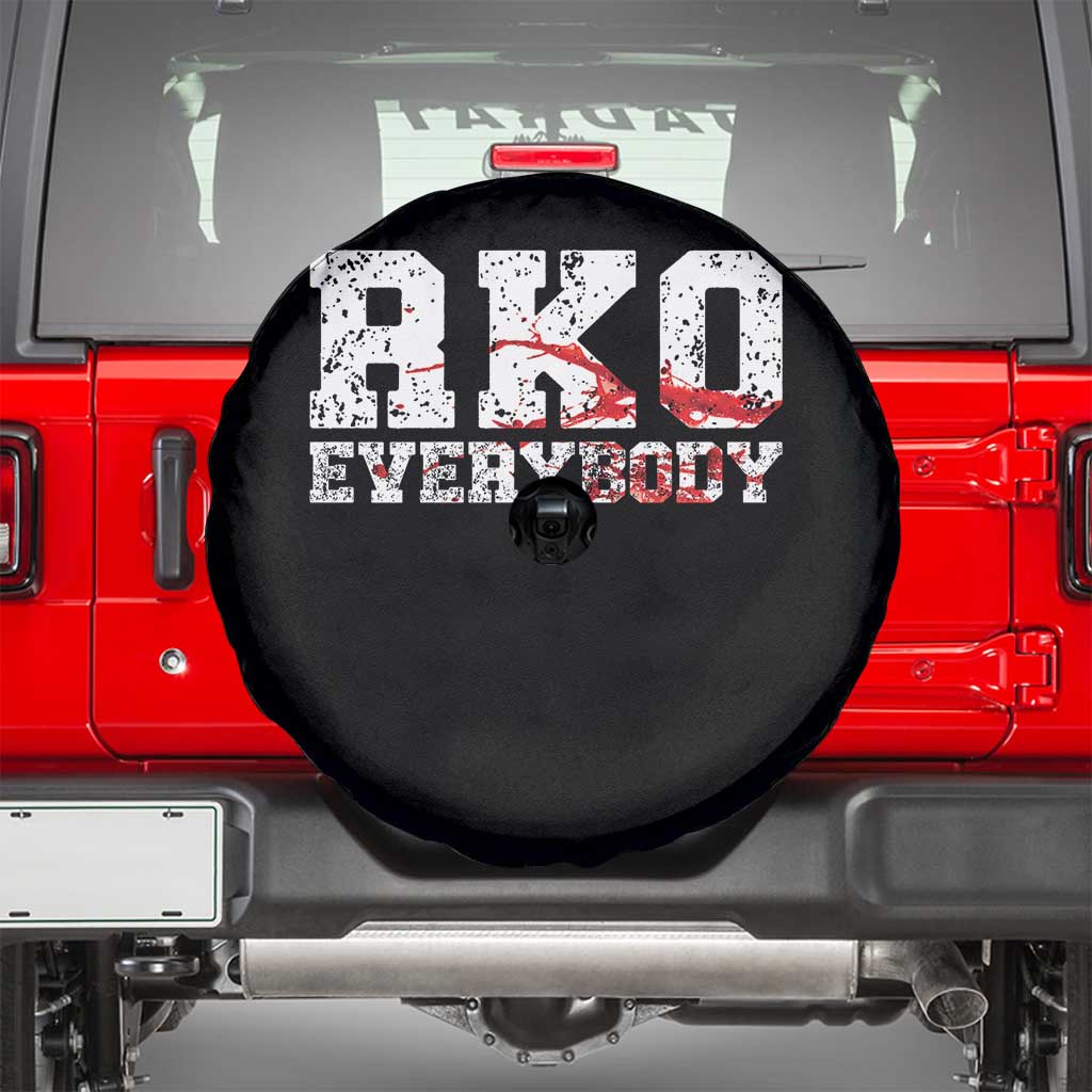 RKO Everybody Blood Spare Tire Cover TS10 Black Print Your Wear