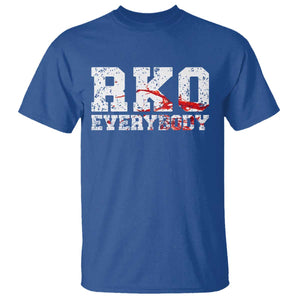 RKO Everybody Blood T Shirt - Wrestling Fan Graphic Tee - Bold Statement Shirt TS10 Royal Blue Print Your Wear