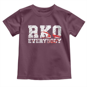 RKO Everybody Blood Toddler T Shirt TS10 Maroon Print Your Wear