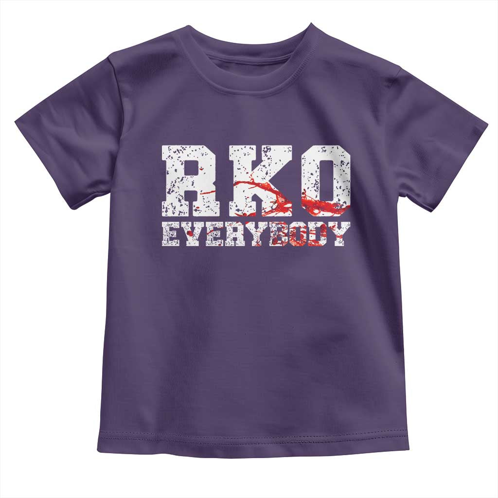 RKO Everybody Blood Toddler T Shirt TS10 Purple Print Your Wear