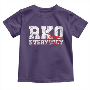 RKO Everybody Blood Toddler T Shirt TS10 Purple Print Your Wear