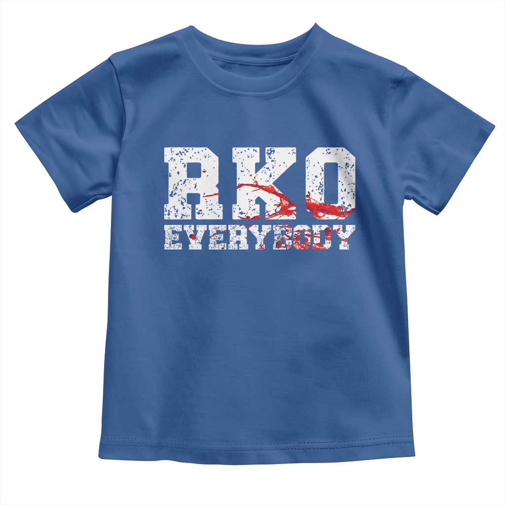 RKO Everybody Blood Toddler T Shirt TS10 Royal Blue Print Your Wear