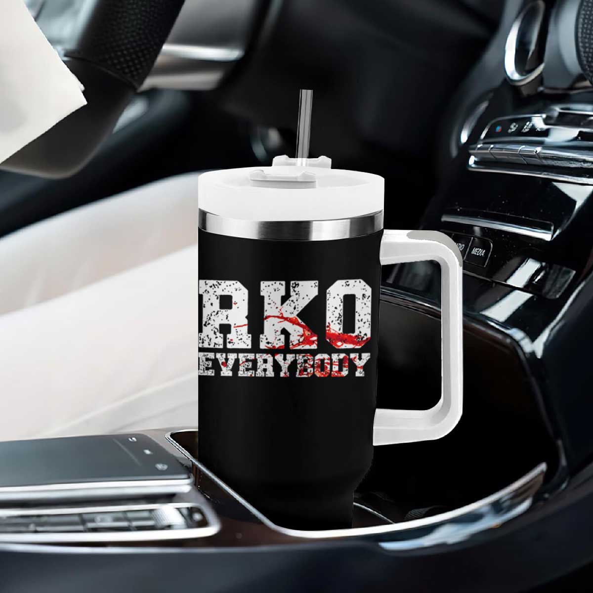 RKO Everybody Blood Tumbler With Handle TS10 Print Your Wear