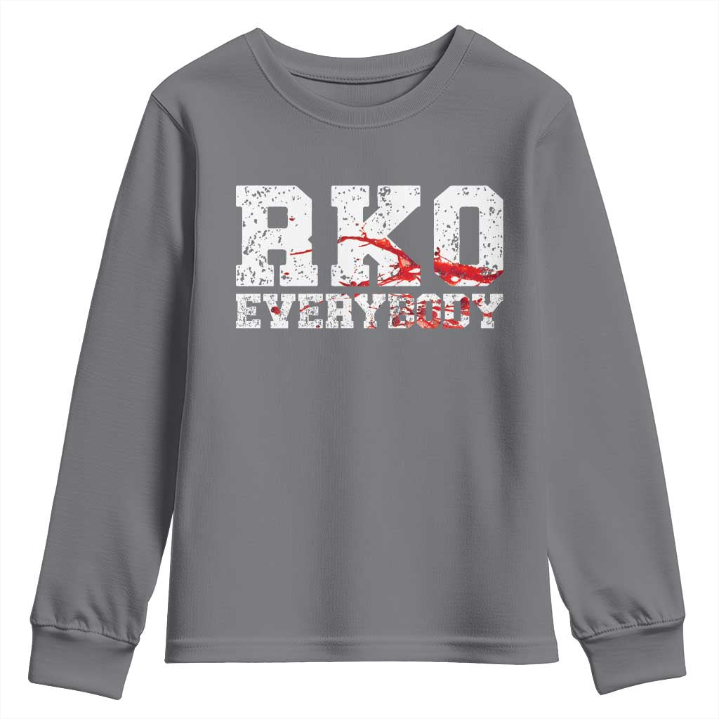 RKO Everybody Blood Youth Sweatshirt TS10 Charcoal Print Your Wear
