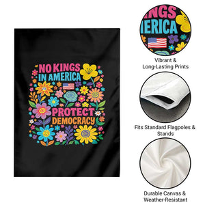 No Kings In America Protest Democraty Garden Flag Floral Resist TS10 Print Your Wear