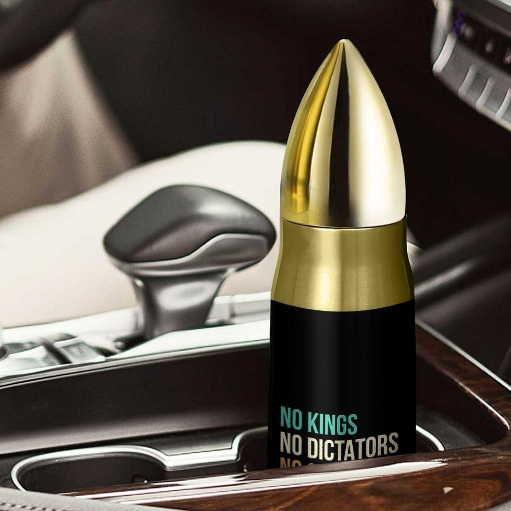 No Kings Bullet Tumbler Retro Resistance TS10 Print Your Wear