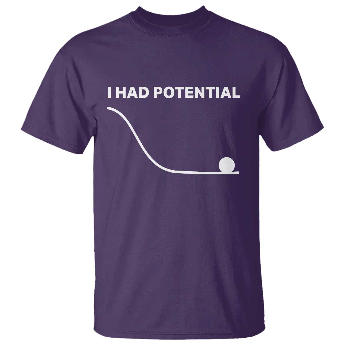 I Had Potential T Shirt Funny Sci Fi TS10 Purple Print Your Wear