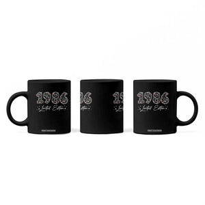 40th Birthday Coffee Mug Floral 1986 40 Year Old Birthday Gifts For Women TS10 Print Your Wear