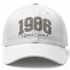 1986 Retro Birthday Baseball Cap 40 Year Old Leopard 40th Birthday Gifts For Women TS10 Print Your Wear