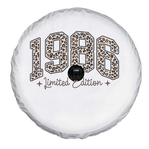 1986 Retro Birthday Spare Tire Cover 40 Year Old Leopard 40th Birthday Gifts For Women TS10 Print Your Wear