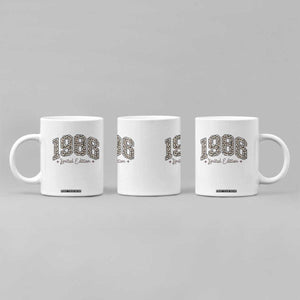 1986 Retro Birthday Coffee Mug 40 Year Old Leopard 40th Birthday Gifts For Women TS10 Print Your Wear