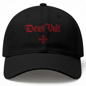 Catholic Knights Templar Cross Baseball Cap Crusader Deus Vult TS10 Print Your Wear