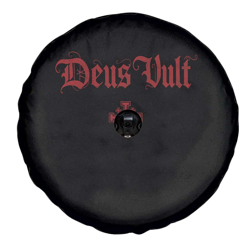 Catholic Knights Templar Cross Spare Tire Cover Crusader Deus Vult TS10 Print Your Wear