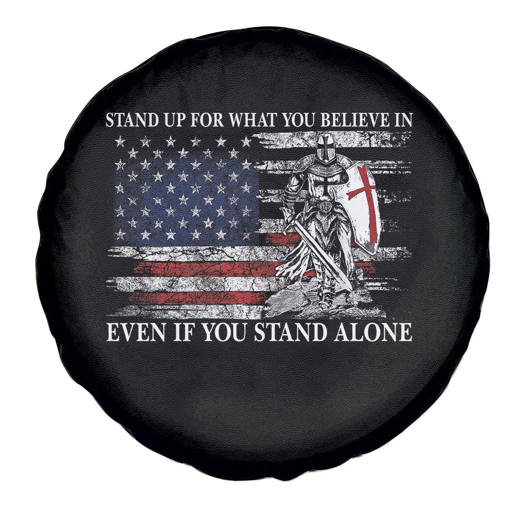 Catholic Knight Templar Spare Tire Cover American Flag Crusader Cross TS10 Print Your Wear